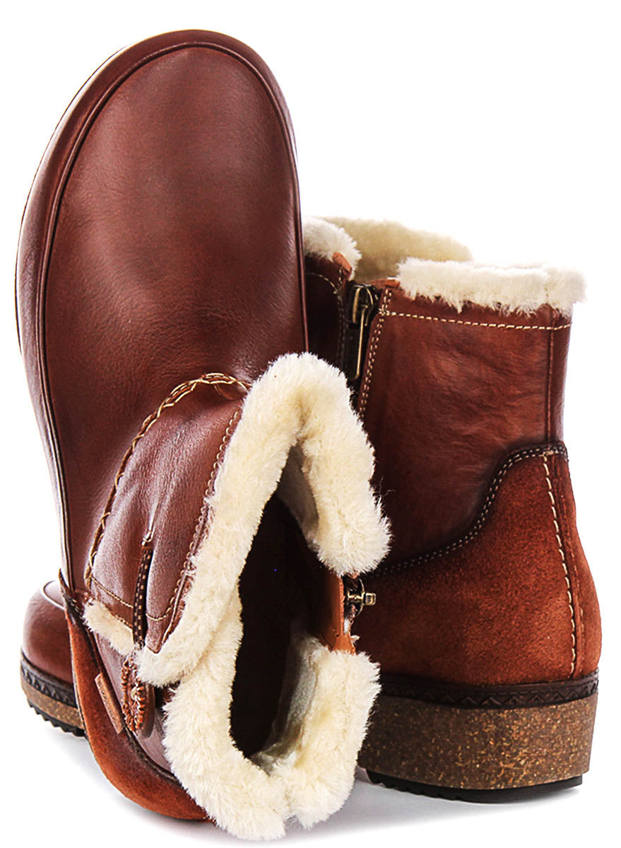 Pikolinos Granada Boots In Brown For Women