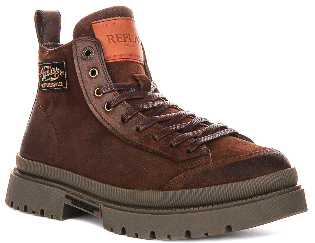 Replay Sandtown Mount2 In Brown For Men