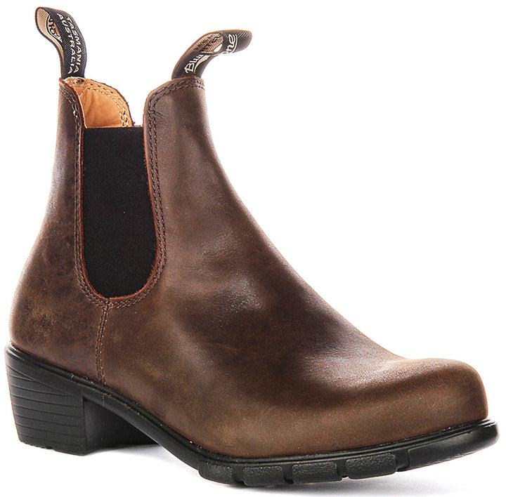 Blundstone 1673 Heel Chelsea In Brown For Women