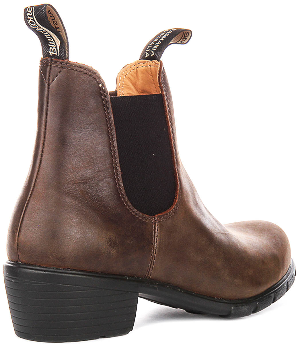 Blundstone 1673 Heel Chelsea In Brown For Women