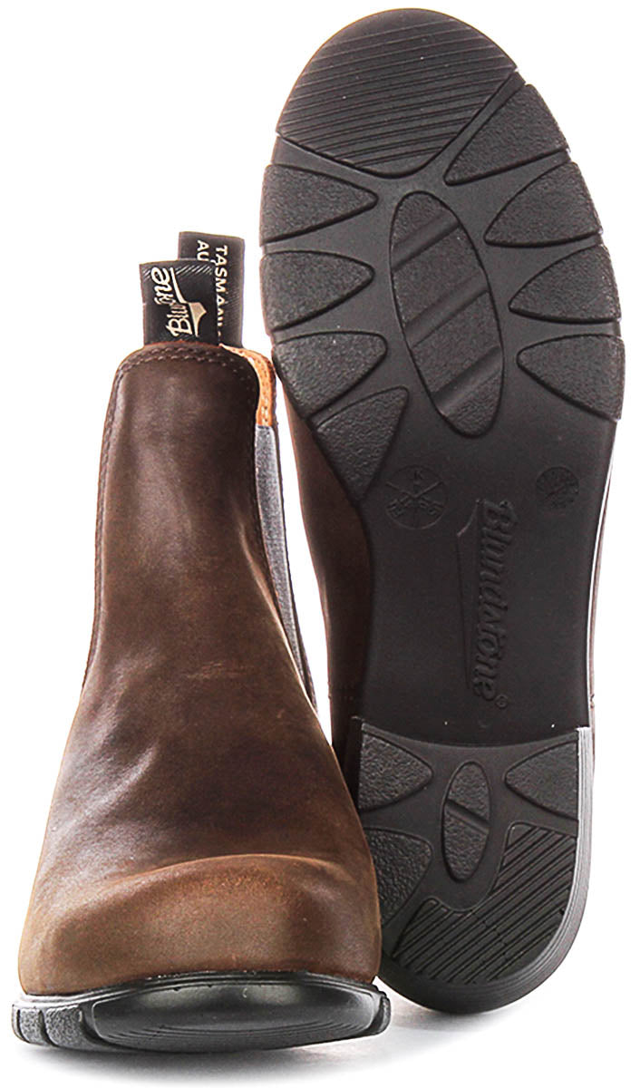 Blundstone 1673 Heel Chelsea In Brown For Women