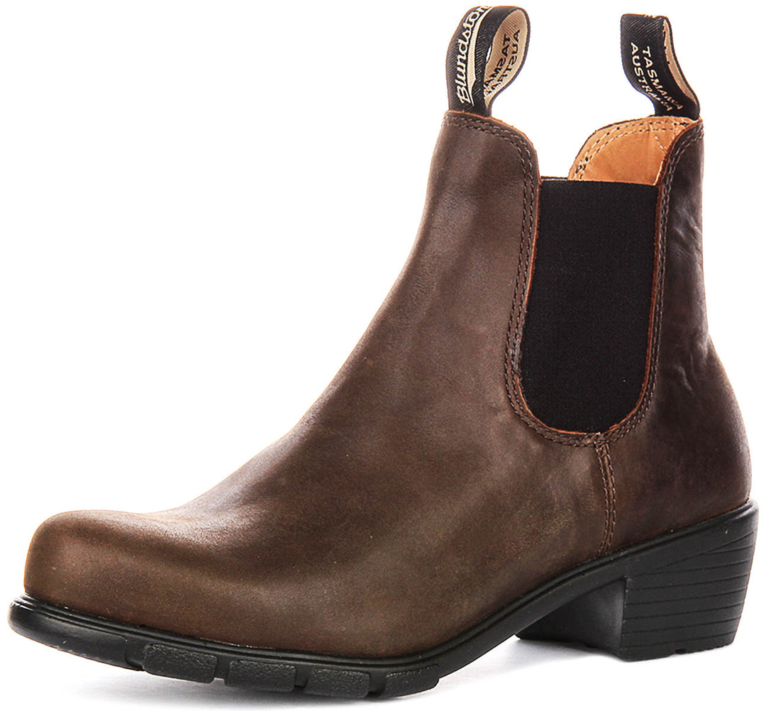Blundstone 1673 Heel Chelsea In Brown For Women