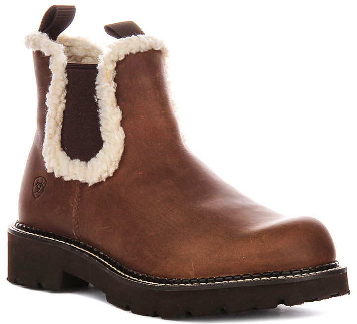 Ariat Fatbaby Cozy Warm Lined In Brown For Women