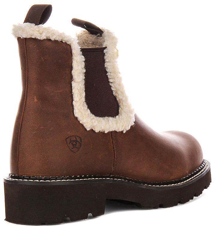 Ariat Fatbaby Cozy Warm Lined In Brown For Women