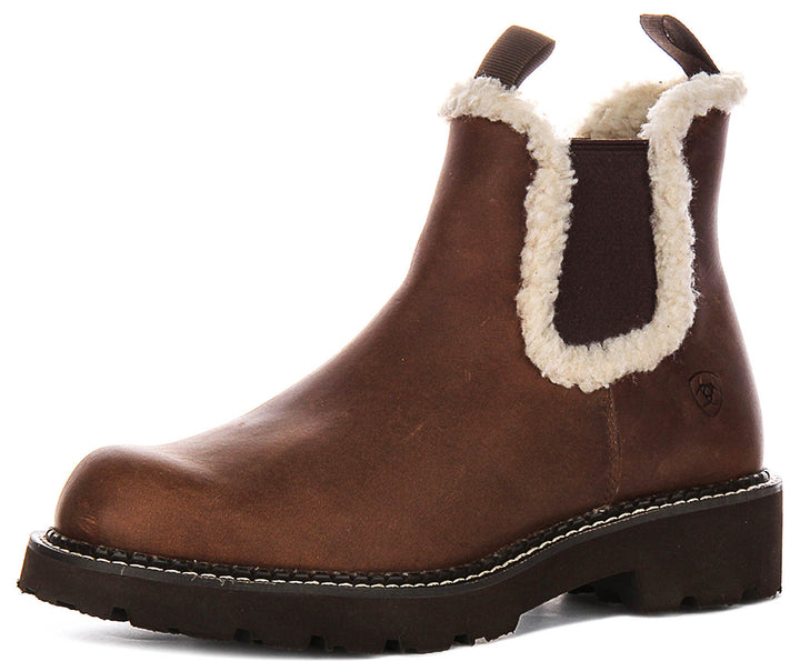 Ariat Fatbaby Cozy Warm Lined In Brown For Women