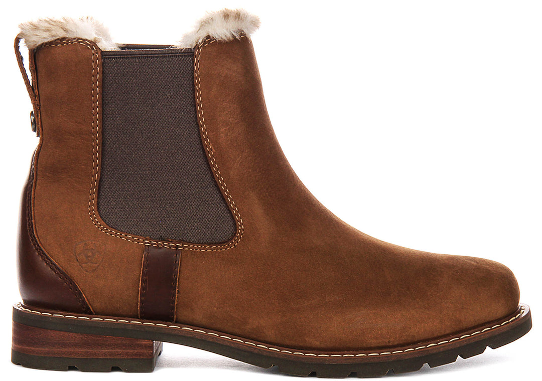 Ariat Wexford Sherpa Waterproof In Brown For Women