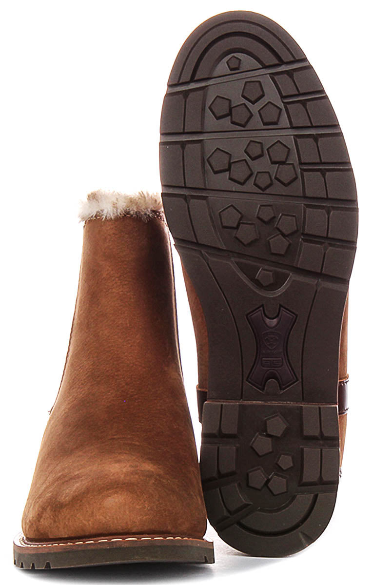 Ariat Wexford Sherpa Waterproof In Brown For Women