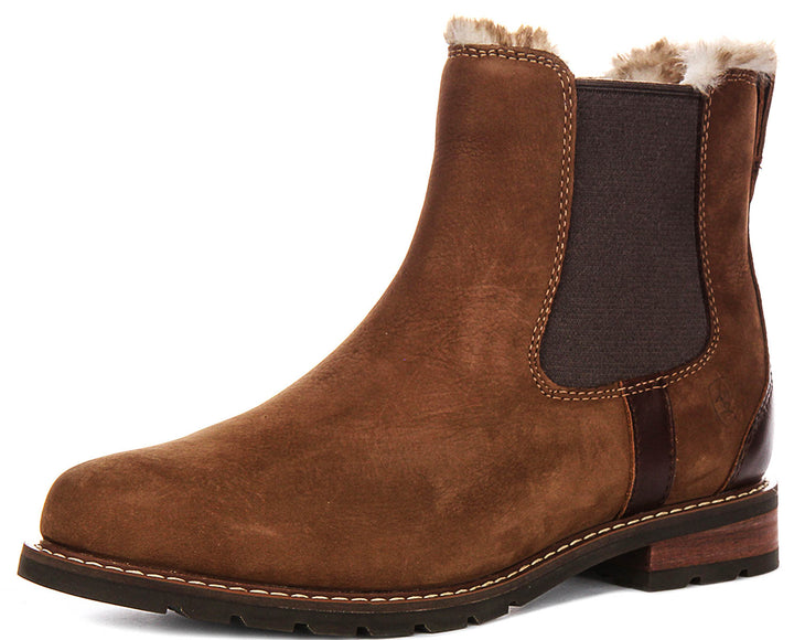 Ariat Wexford Sherpa Waterproof In Brown For Women