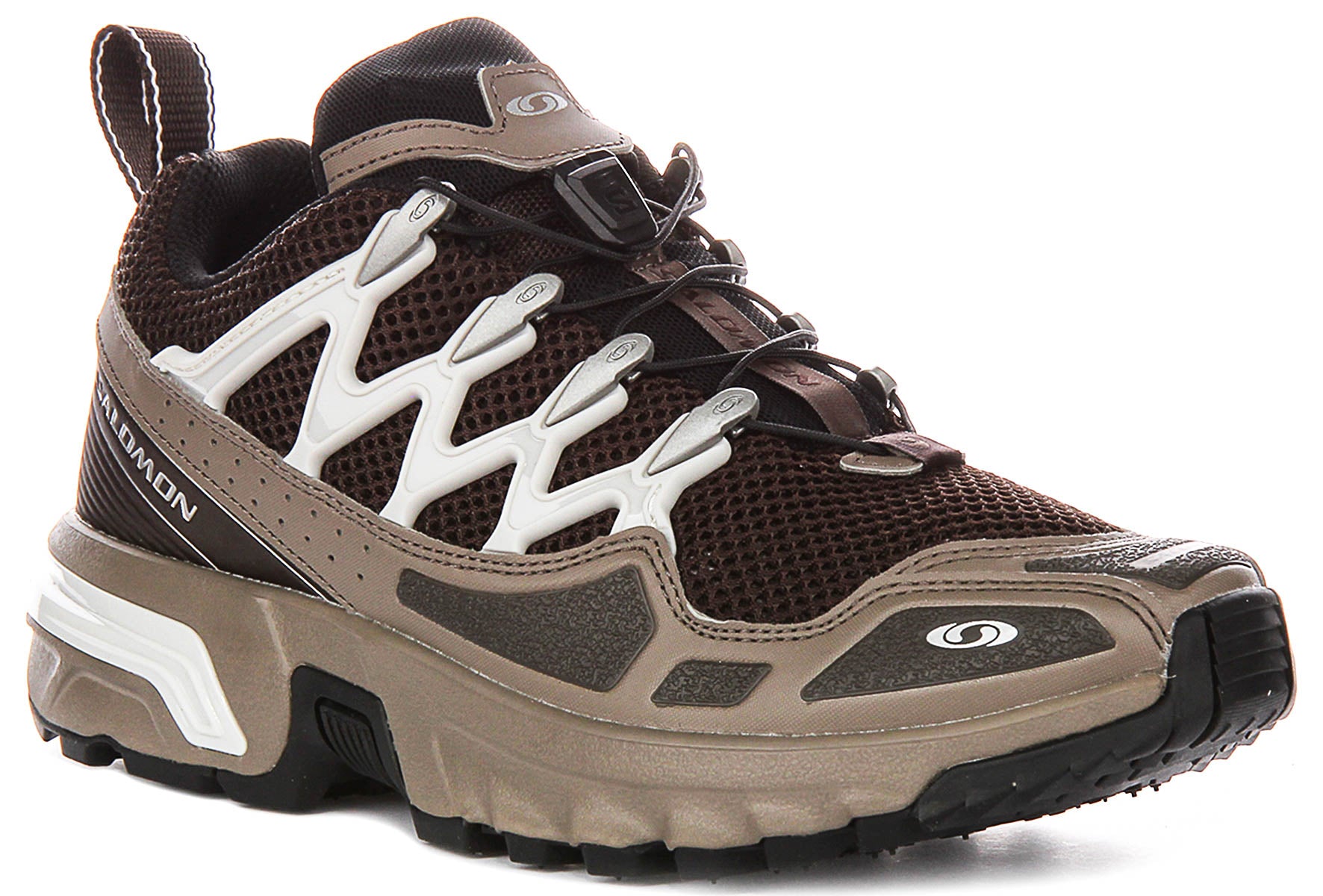 靴 Salomon ACS +OG Salomon ACS OG In Brown | Lace up Trail Running Archive Shoes