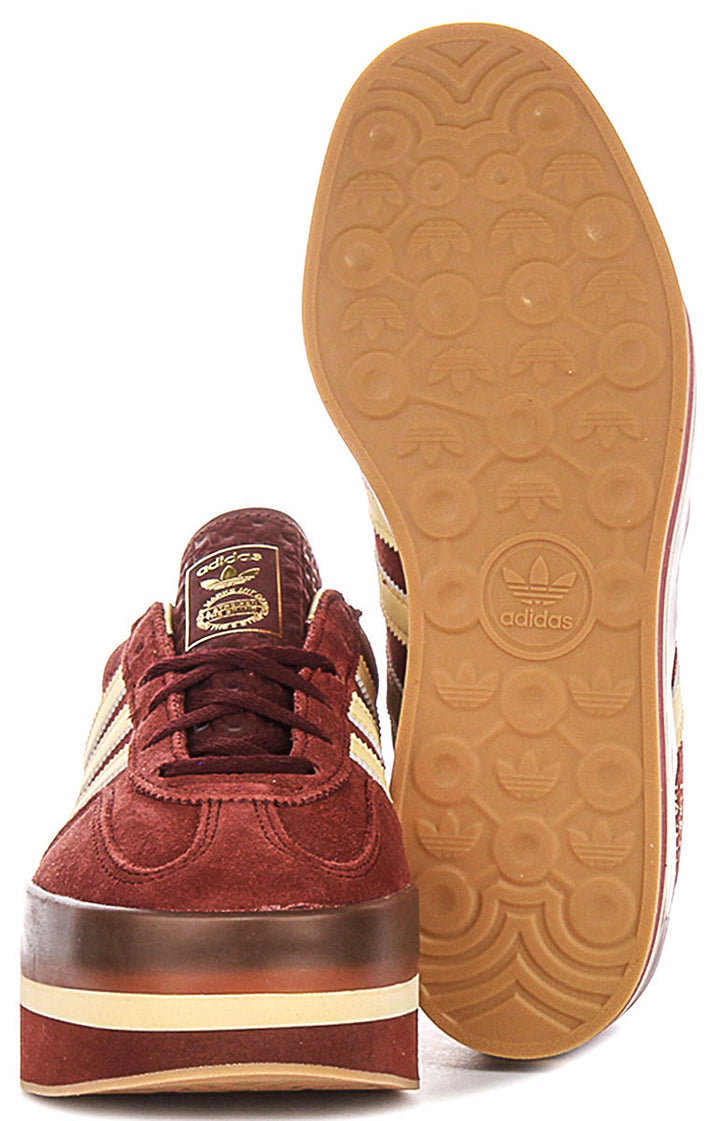 Adidas Gazelle Stack W In Brown For Women
