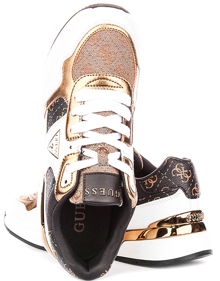 Guess Mickay In Brown Beige For Women