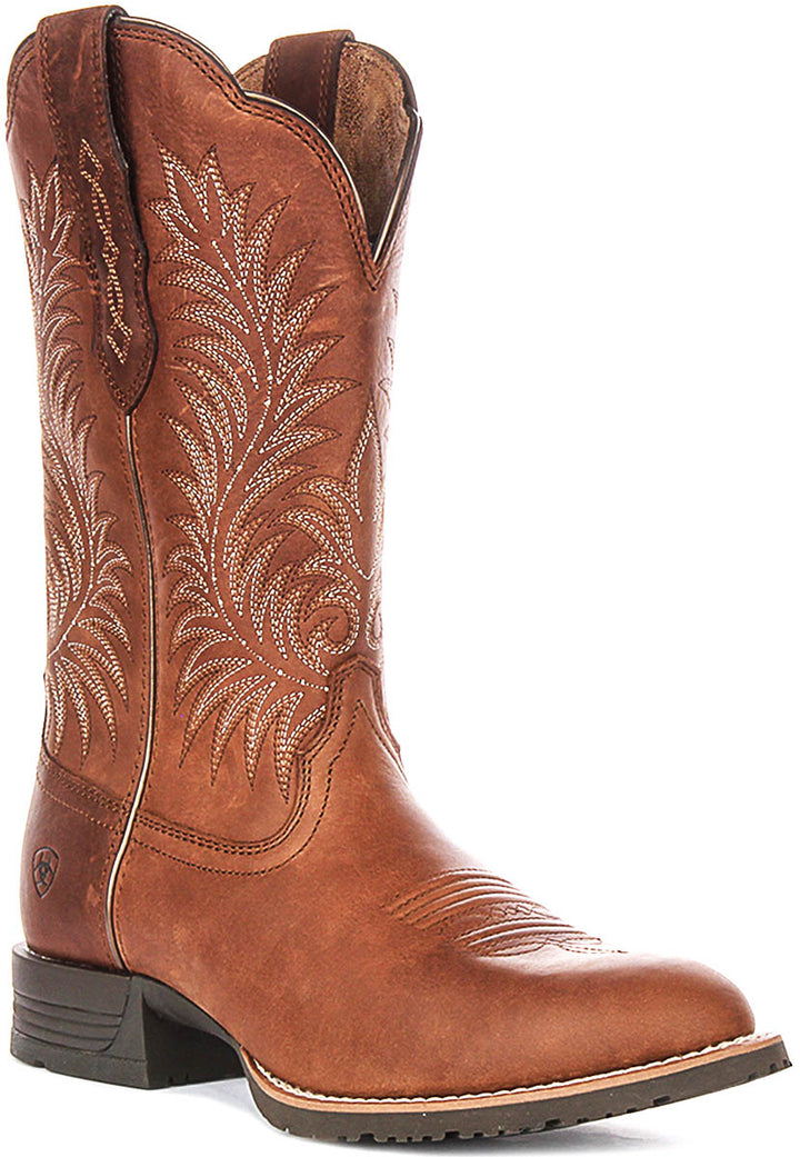Ariat Hybrid Ranchwork In Brown For Women