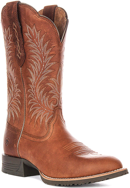 Ariat Hybrid Ranchwork In Brown For Women