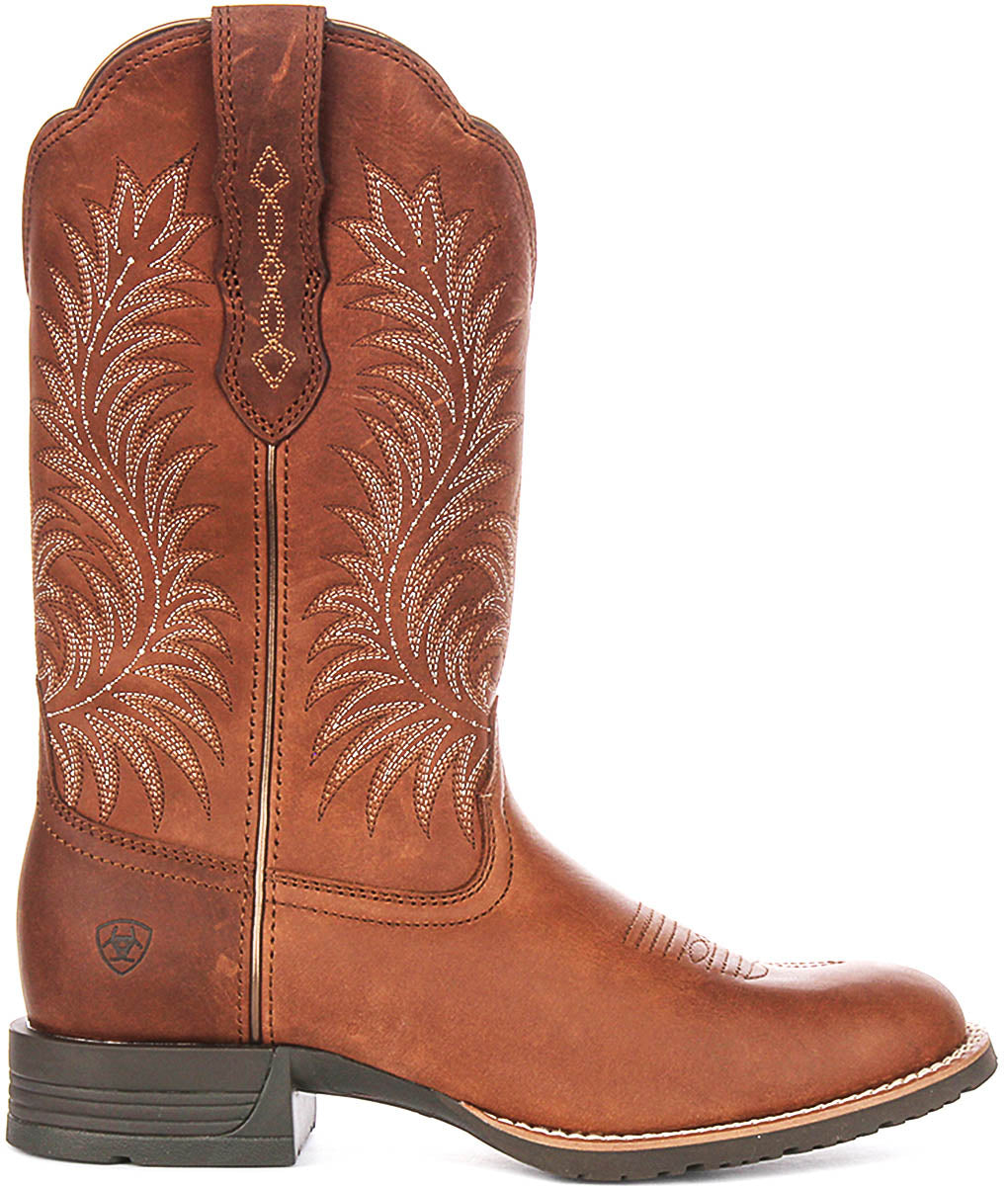 Ariat Hybrid Ranchwork In Brown For Women