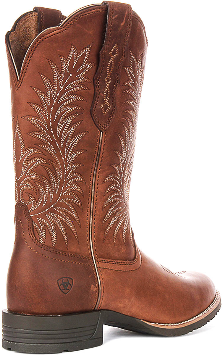 Ariat Hybrid Ranchwork In Brown For Women