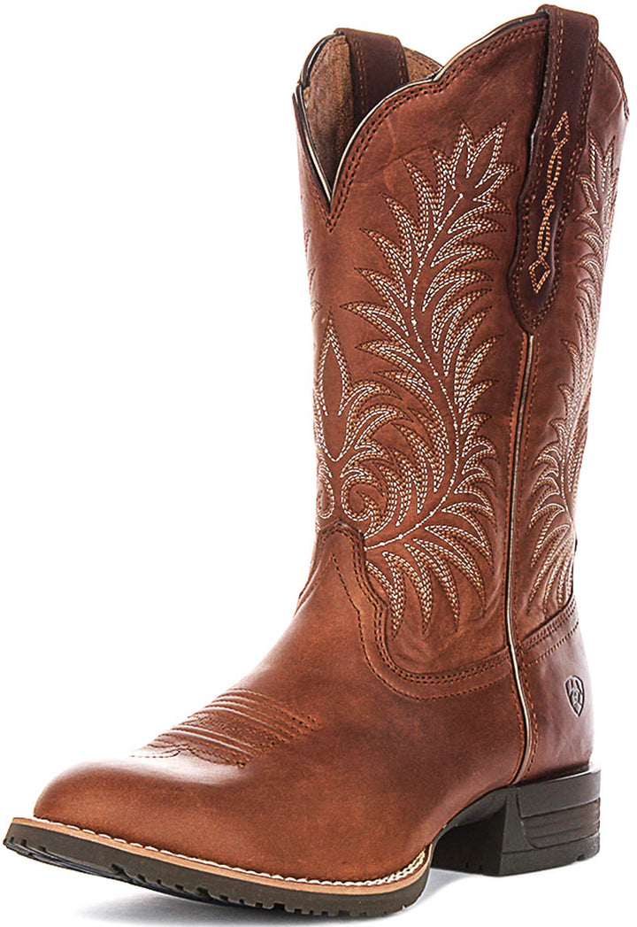 Ariat Hybrid Ranchwork In Brown For Women