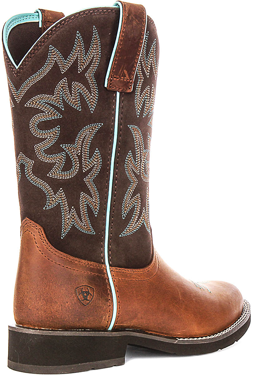 Ariat Delilah Round Toe In Tan Brown For Women