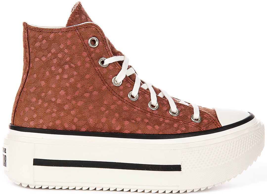 Converse A17883C Double Stack In Brown Deer Print