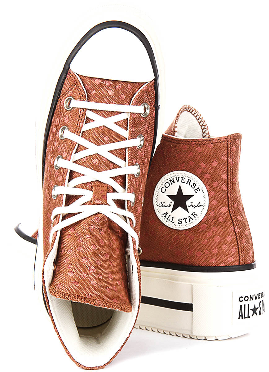Converse A17883C Double Stack In Brown Deer Print