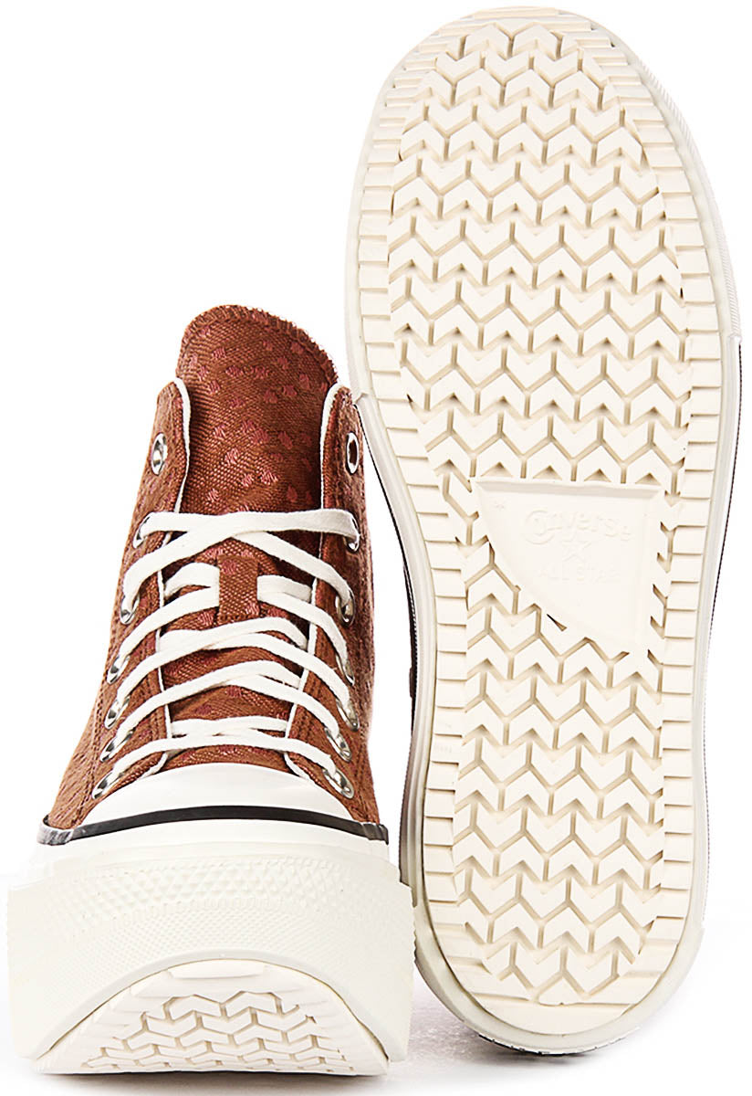Converse A17883C Double Stack In Brown Deer Print