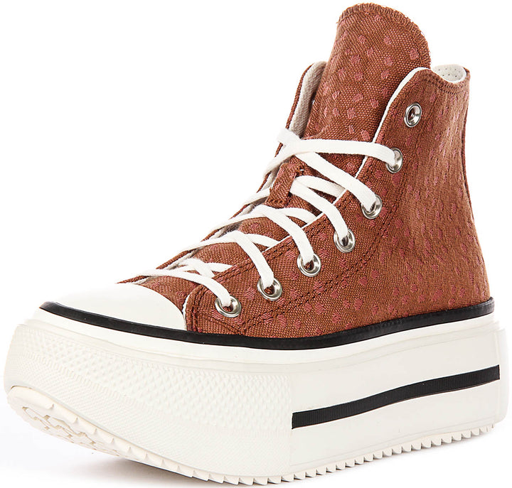 Converse A17883C Double Stack In Brown Deer Print