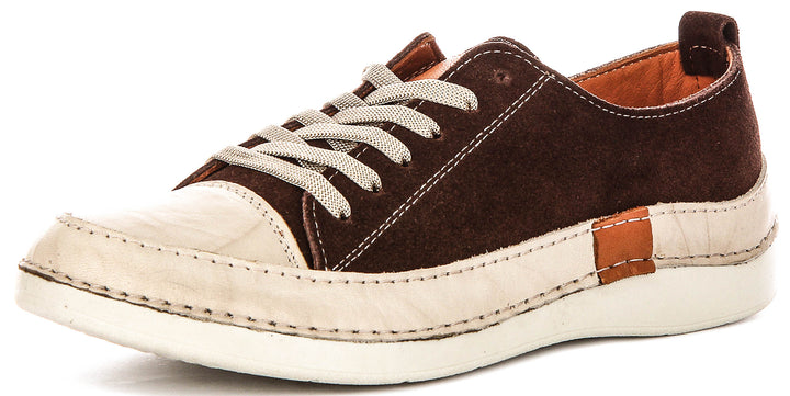 Justinreess England Sammy Suede In Brown For Women