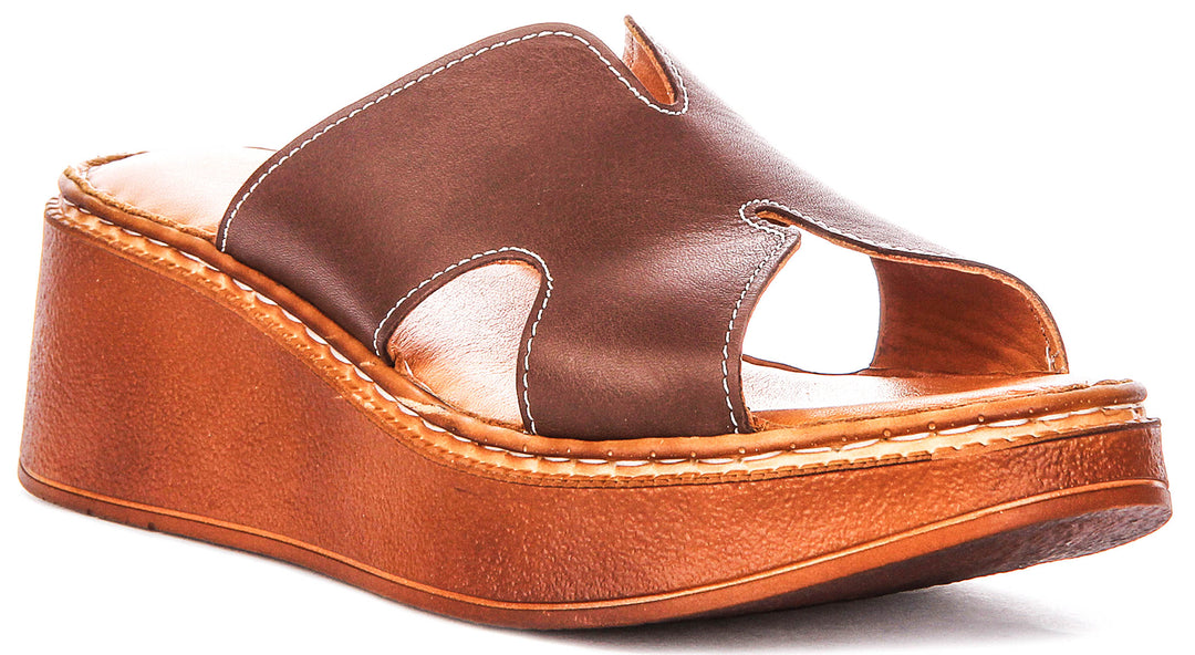 Justinreess England Salma In Brown For Women