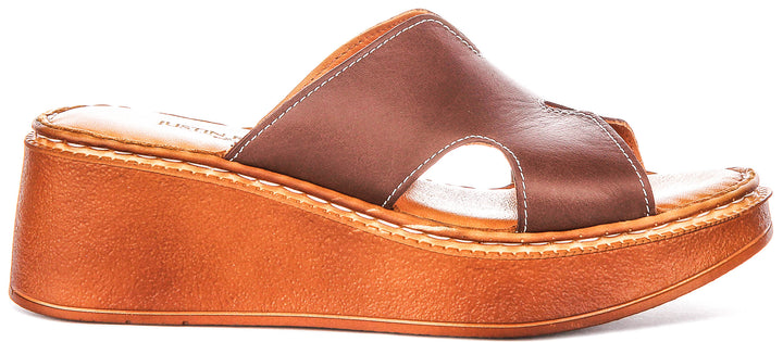Justinreess England Salma In Brown For Women