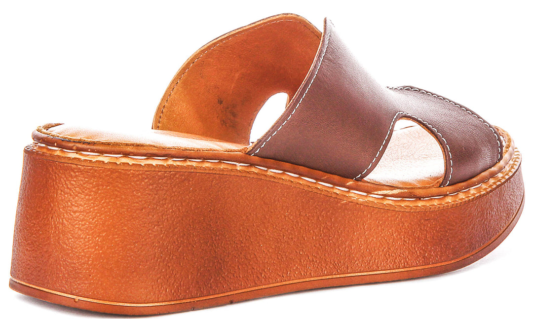 Justinreess England Salma In Brown For Women