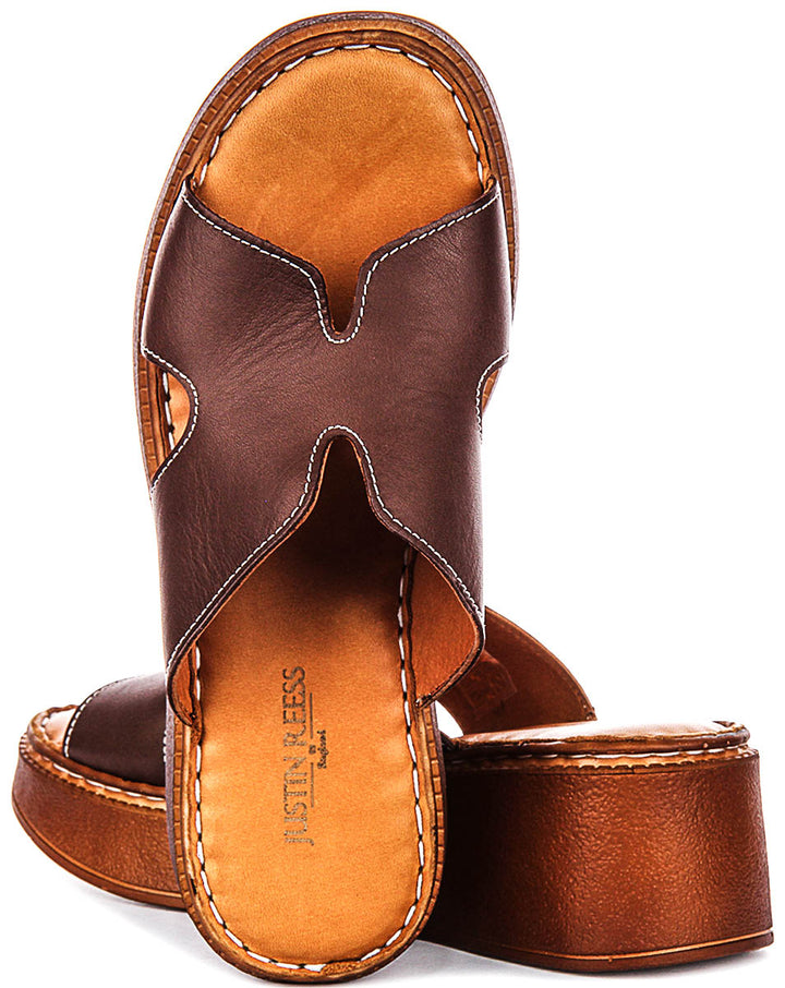 Justinreess England Salma In Brown For Women