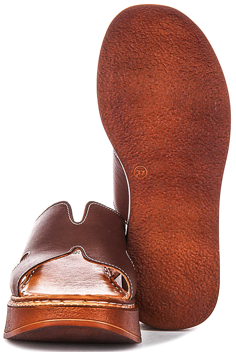 Justinreess England Salma In Brown For Women