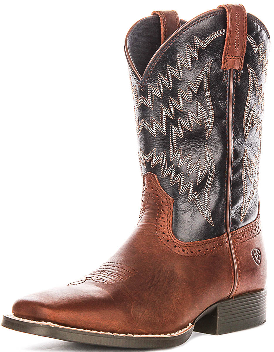 Ariat Tycoon In Brown For Juniors