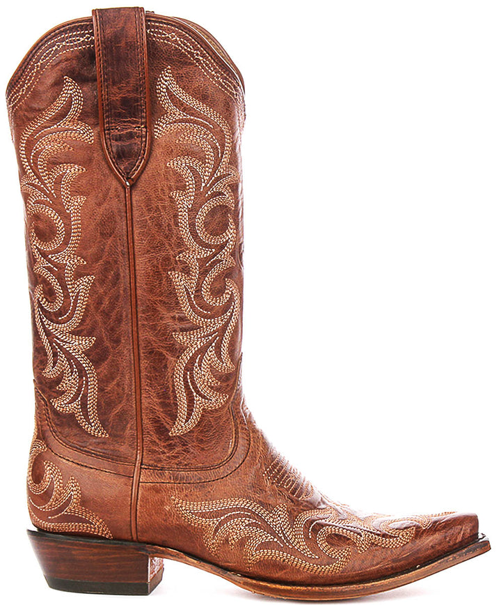 Ariat Hazen Coyboy Boots In Brown For Women