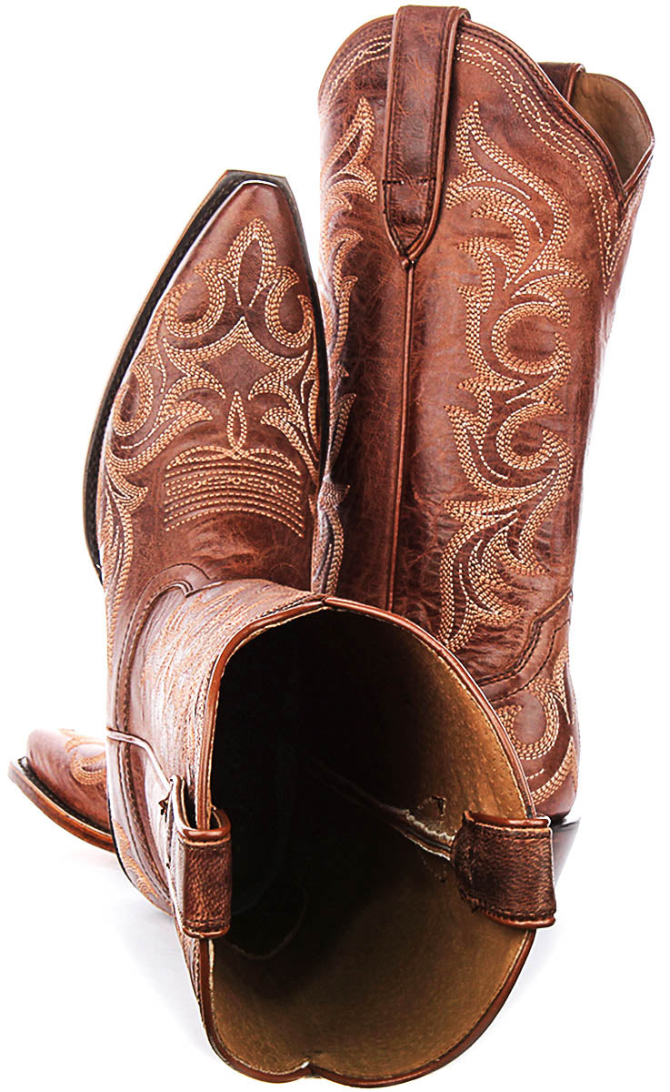 Ariat Hazen Coyboy Boots In Brown For Women
