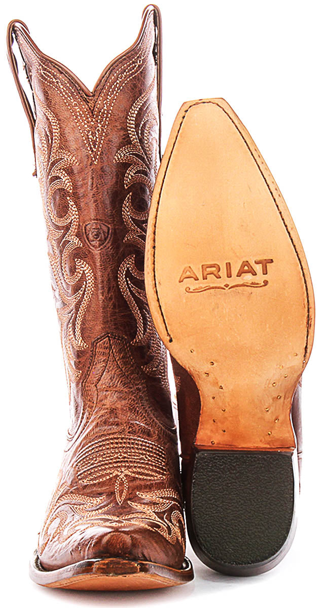 Ariat Hazen Coyboy Boots In Brown For Women