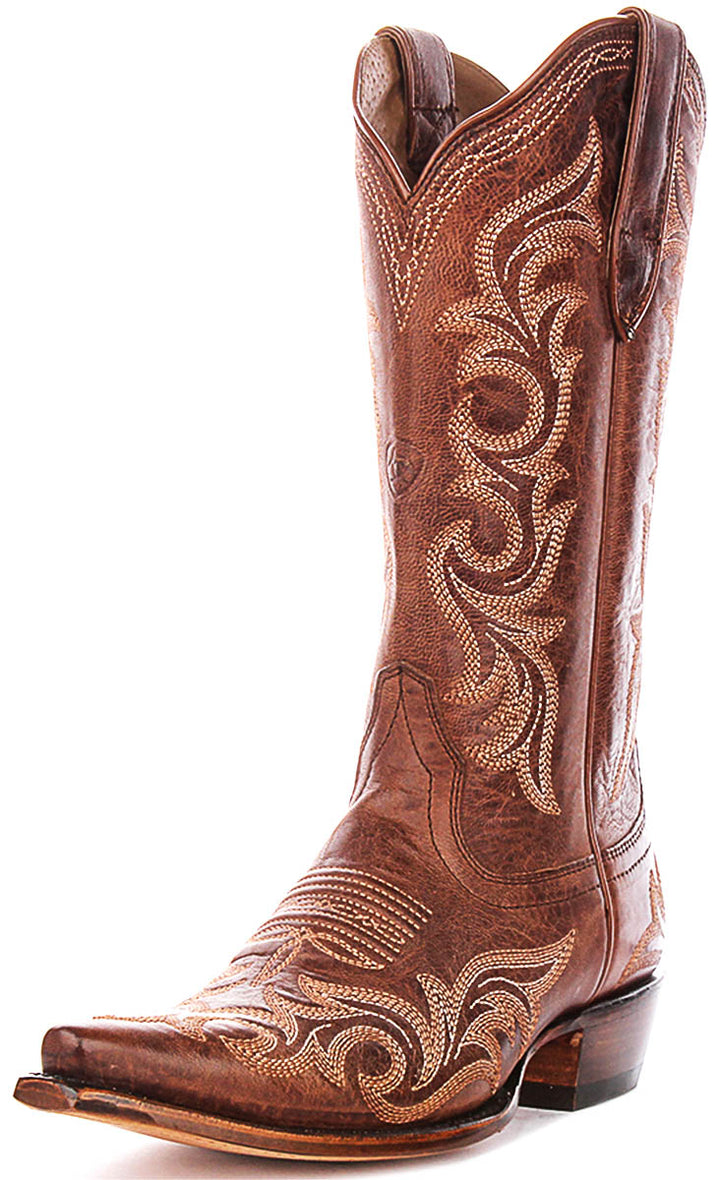 Ariat Hazen Coyboy Boots In Brown For Women