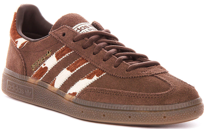 Adidas Handbal Spezial In Brown Cow Print For Women