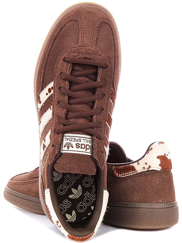 Adidas Handbal Spezial In Brown Cow Print For Women