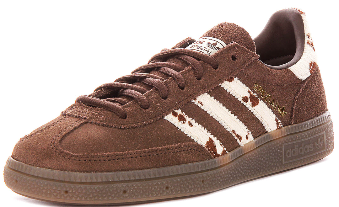 Adidas Handbal Spezial In Brown Cow Print For Women