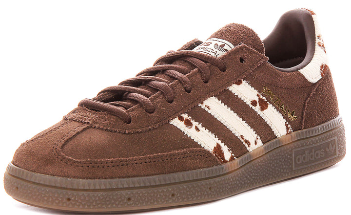 Adidas Handbal Spezial In Brown Cow Print For Women