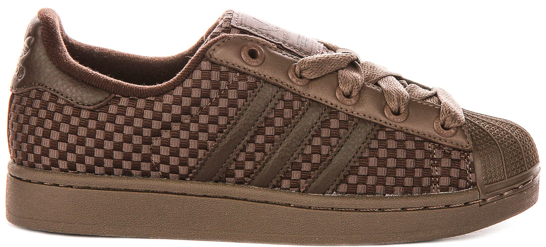 Adidas Superstar II In Brown Trainers