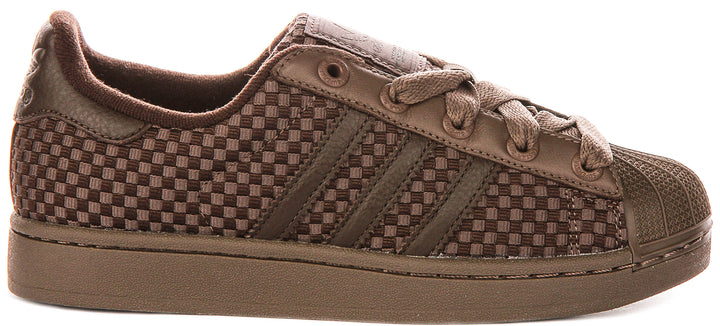 Adidas Superstar II In Brown Trainers