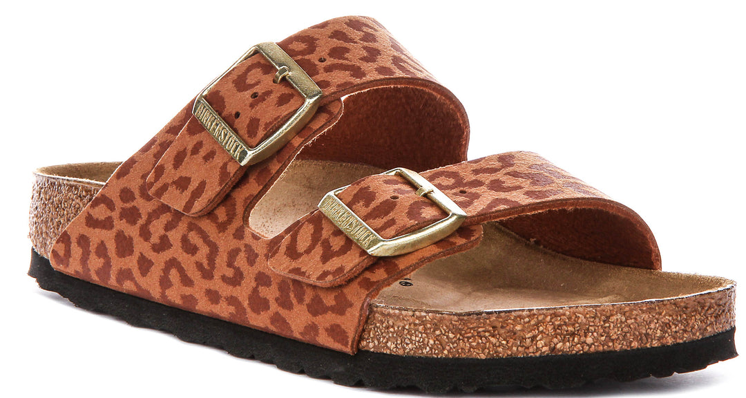 Birkenstock Arizona Bs In Brown Leopard | Regular Fit