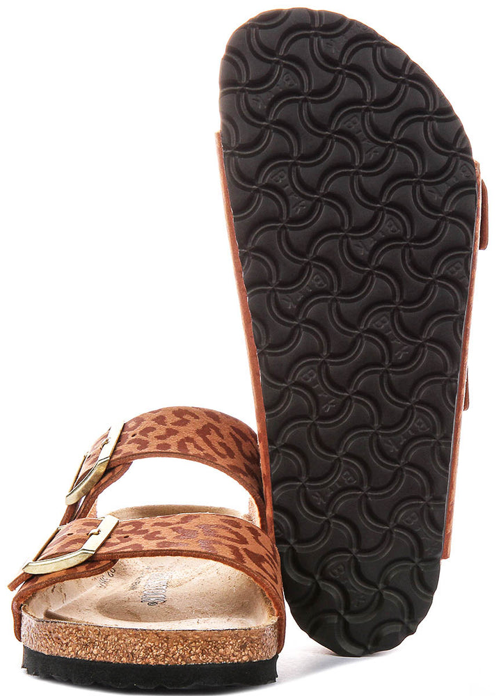 Birkenstock Arizona Bs In Brown Leopard | Regular Fit