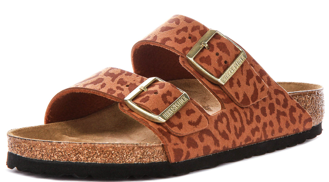 Birkenstock Arizona Bs In Brown Leopard | Regular Fit