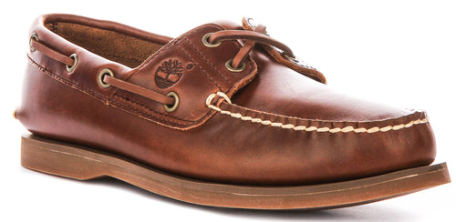 Timberland 2 Eye Boat Shoes In Brown For Men
