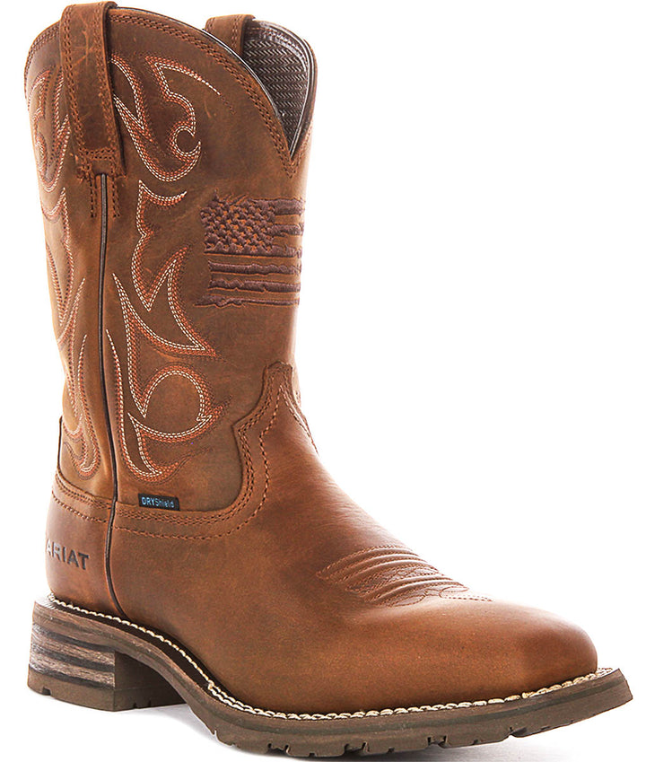 Ariat Hybrid Patriot In Brown For Men