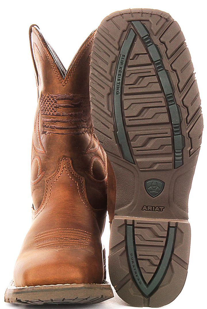 Ariat Hybrid Patriot In Brown For Men
