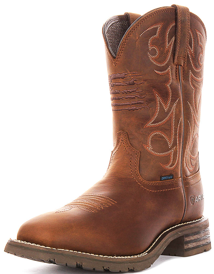 Ariat Hybrid Patriot In Brown For Men