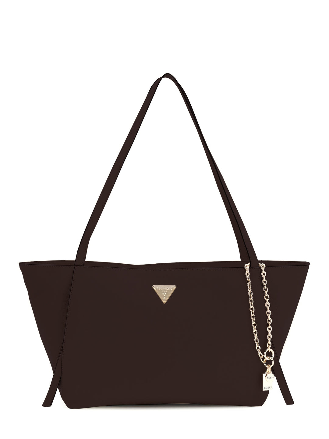 Guess Devon Shopper Shoulder Bag In Brown For Women